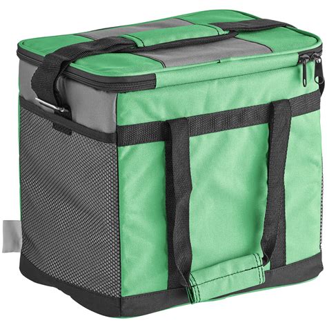 choice insulated cooler bag soft cooler green        adjustable shoulder strap