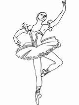 Ballerina Ballett Nutcracker sketch template