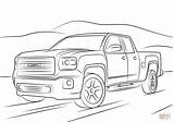 Gmc Coloring Sierra Pages Printable Yukon Color 1500 Drawing Drawings Cars sketch template