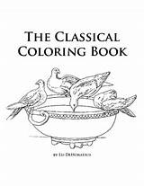 Coloring Latin Classical Phrases Simple Book Designlooter sketch template