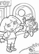 Dora Exploradora Colorear sketch template