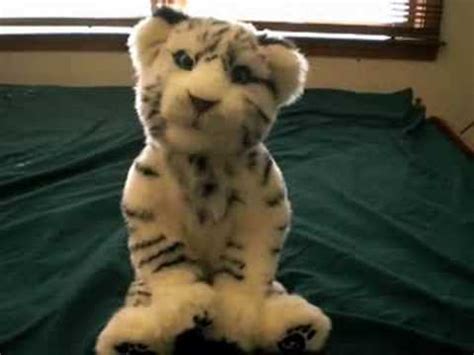wowwee alive cub white tiger youtube
