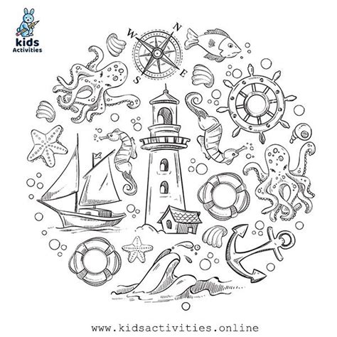printable sea animals coloring pages  kids kids activitie