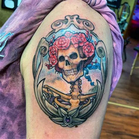 Top 81 Best Skull And Rose Tattoo Ideas [2020