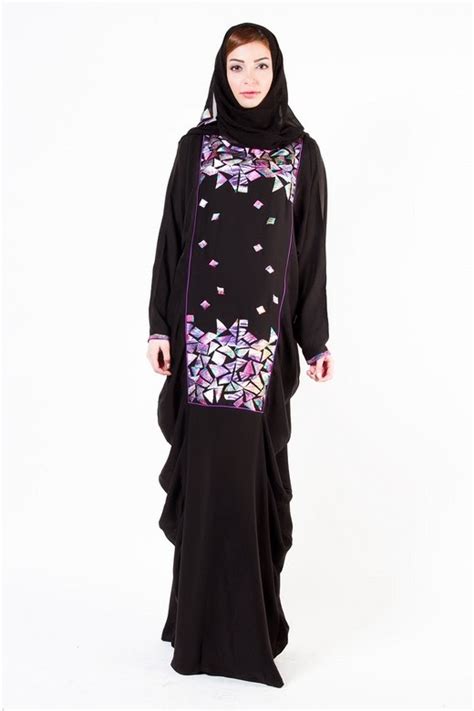 latest arabian abaya designs 2015 16 with hijab collection