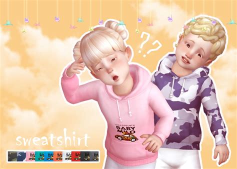 toddlers male female  colors ea mesh qinsims