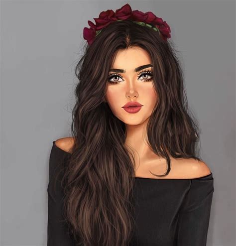 Pin By Muneera On Asooly Cute Girl Drawing Sarra Art Digital Art Girl