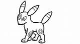 Umbreon Coloring Activityshelter sketch template