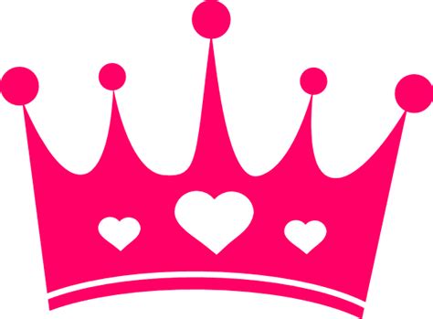 princess crown hearts royal  svg file  members svg heart