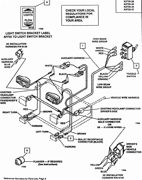 wiring diagram  boss snow plow   install  troubleshoot