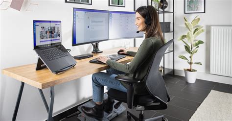 ergonomic desk setup  proper posture  tips kensington