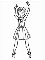 Coloring Leap Pages Ballerina Kids Printable Colouring Book Online Ballet Websincloud Activities sketch template