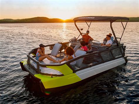 sea doo switch  jet ski powered pontoon   ultimate summer flex man