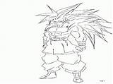 Coloring Dragon Ball Pages Goku Saiyan Super Raditz Bardock Library Clipart Popular Line Coloringhome sketch template