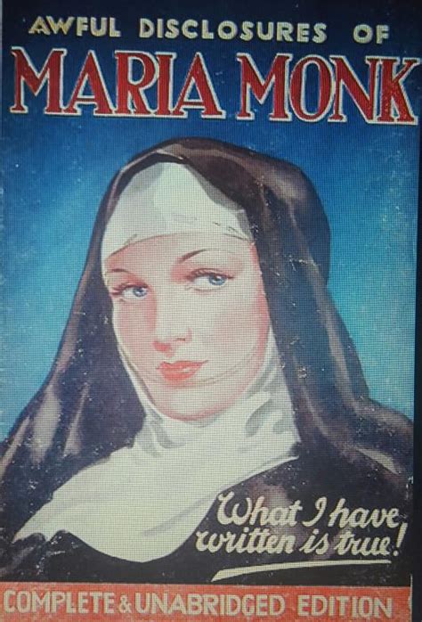 nuns as sex slaves fact fiction and maria monk pat mcnamara