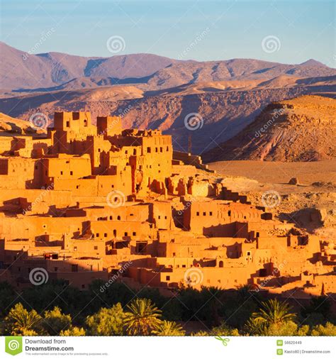 Ait Benhaddou Ouarzazate Morocco Stock Image Image Of