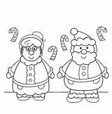 Claus Mrs Coloring Pages Santa Getcolorings Color Printable Getdrawings sketch template