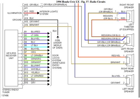 honda civic radio wiring harness diagram iot wiring diagram