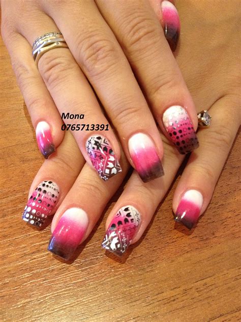 konad stamping and ombre nail art nail art ombre