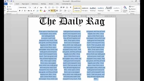 write  good newspaper article title