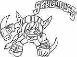 Coloring Skylanders Pages Spyro Kids sketch template
