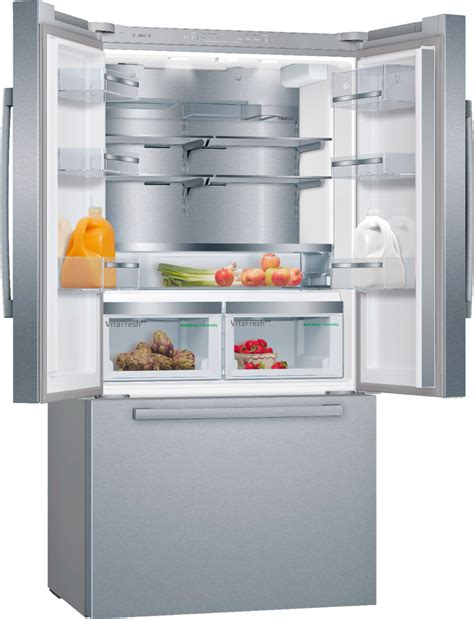 bosch  series  cu ft french door counter depth refrigerator stainless steel bctsns