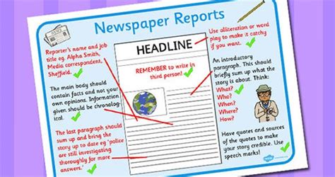 newspaper examples ks newspaper template reports ks resources