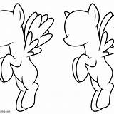Alicorn Mlp Pegasus Unicorn sketch template