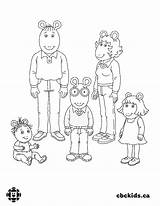 Arthur Colouring Pages Book Family Cbc Kids Read Facts Fun His sketch template