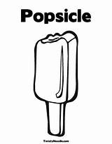 Popsicle Twistynoodle sketch template