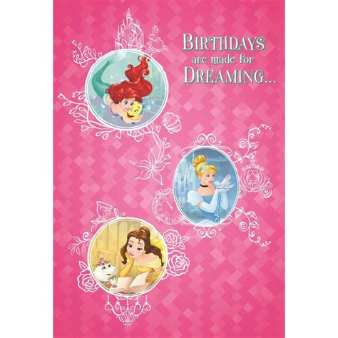 disney princess birthday cards assorted ebay