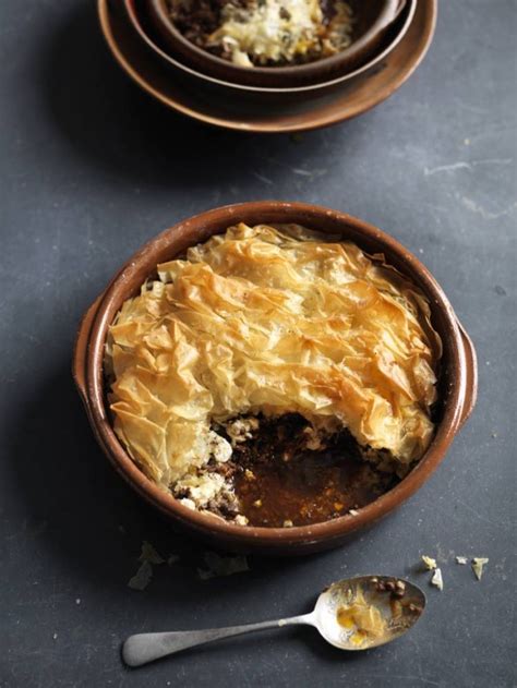 Recipe How To Cook Greek Lamb Filo Pie With Feta By Genevieve Taylor