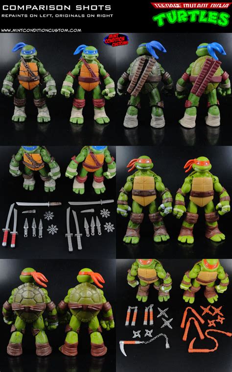 Guy Paints Tmnt Action Figures To Look Less Crappy
