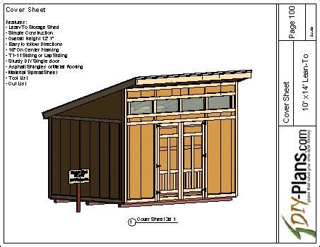 modern shed plan