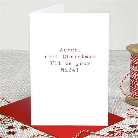 i ll be your wife christmas card by slice of pie designs