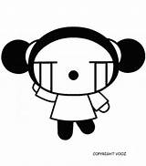 Pucca Coloring Pages Crying Cartoon Printable Characters Sheets Kids People Colorear Clipart Cliparts Para Site Dibujos Designlooter Library Children Clip sketch template