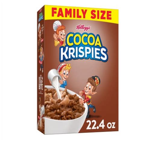 kelloggs cocoa krispies original cold breakfast cereal family size