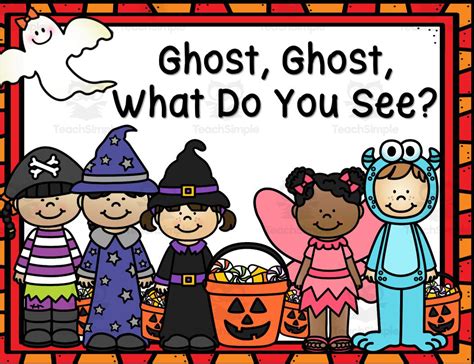 halloween emergent reader ghost ghost      teach simple