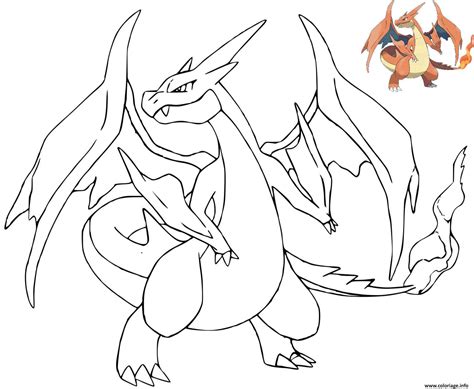 coloriage dragon feu pokemon serviratusd