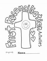 Reconciliation Sacrament Catholic Booklet First Activities Children Sacraments Printables Confession Pages Kids Eucharist Craft Coloring Penance Crafts Worksheet Activity Week sketch template