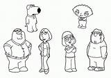 Guy Family Coloring Pages Griffin Peter Printable Stewie Meg Colouring Kids Adults Comments Library Bestcoloringpagesforkids Clipart Print sketch template