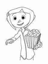 Coraline Coloring Baby Pages Printable sketch template
