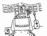 Altar Coloring Drawing Pages Dead Colorear Para Appealing Getdrawings Getcolorings sketch template