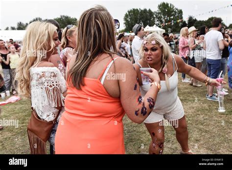 essex essex girls drinking and partying at the brentwood festival
