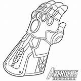Thanos Glove Template 1024px Xcolorings sketch template