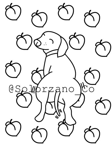 wiener dog coloring pages etsy