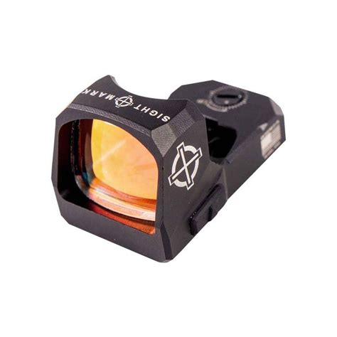 sightmark mini shot  spec red dot sight   moa green reticle matte fin feather fur outfitters