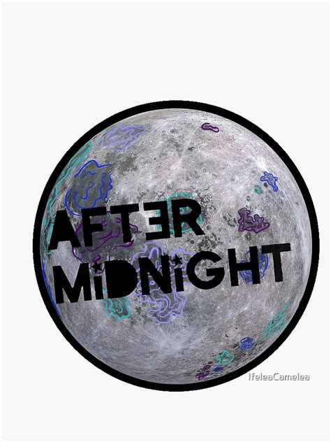 midnight official logo sticker  sale  ifeleacamelea redbubble