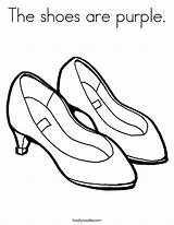 Coloring Shoes Clipart Pages Shoe Library sketch template