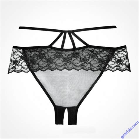 Adore Angel Crotchless Sheer Panty